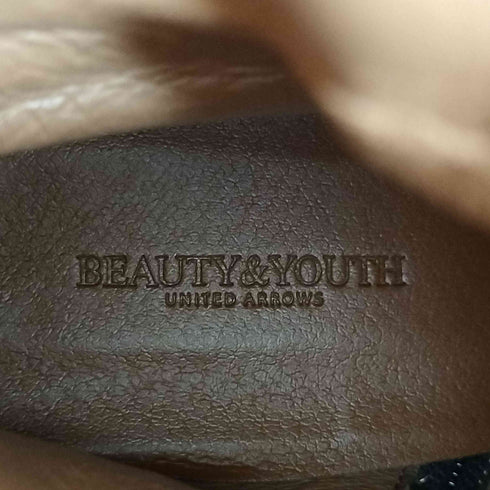 ビューティーアンドユースユナイテッドアローズ BEAUTY & YOUTH UNITED ARROWS サイドジップショートブーツ レディース 37