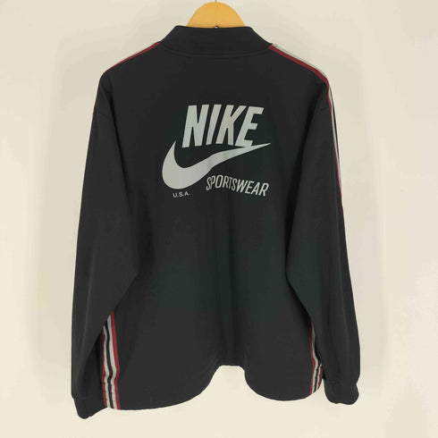 ナイキ NIKE 00S グレータグ ロゴ ワッペン サイドライン バックプリント トラックジャケット ジャージ メンズ import:XL