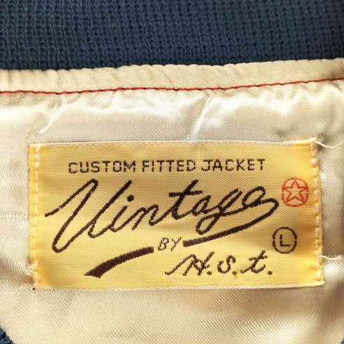 VINTAGE BY H.S.T バックロゴ スカジャン メンズ L