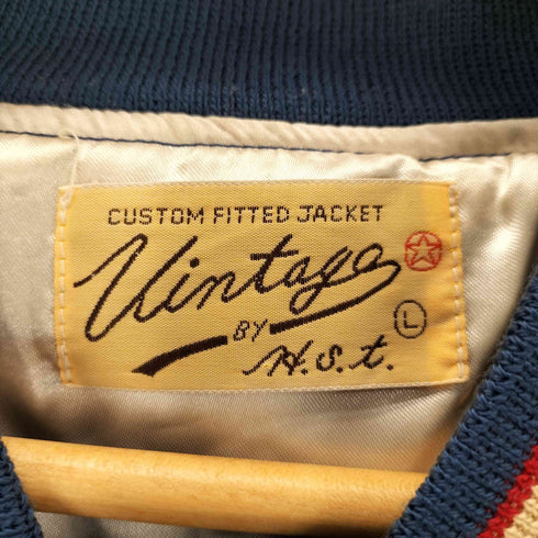 VINTAGE BY H.S.T バックロゴ スカジャン メンズ L