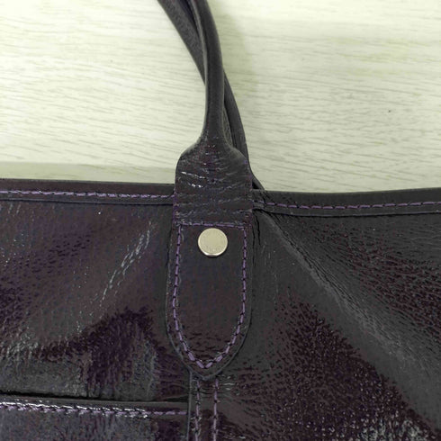 ロンシャン LONGCHAMP エナメル トートバッグ レディース