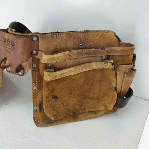SIERRA Genuine Suede Leather Tool Belt ガンマン レザー ツール ベルト メンズ