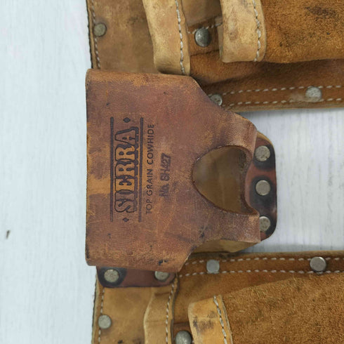 SIERRA Genuine Suede Leather Tool Belt ガンマン レザー ツール ベルト メンズ