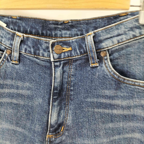 ラングラー Wrangler Basic Brown Slim Tapered Jeans レザーパッチ ストレート デニムパンツ メンズ 31