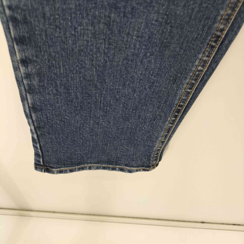 ラングラー Wrangler Basic Brown Slim Tapered Jeans レザーパッチ ストレート デニムパンツ メンズ 31