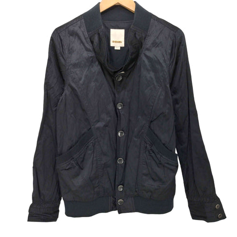 ディーゼル DIESEL メタリック サテン スウィングトップ ブルゾン レディース import:S