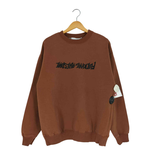 ファッキンオーサム FUCKING AWESOME Upside Down Logo Crewneck new アップサイドダウンロゴ クルーネック スウェット メンズ JPN:M