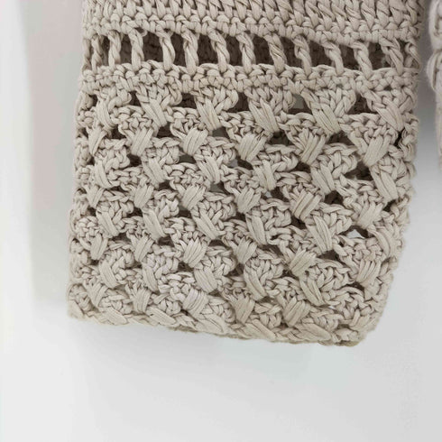 シンヤコズカ SHINYA KOZUKA 22SS HAND-CROCHET SPRING FAIE ISLE クロシェカーディガン メンズ JPN:XL