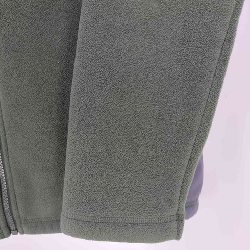ランズエンド LANDS END 2トーン フリース ジップアップパーカー ジャケット メンズ import:XL