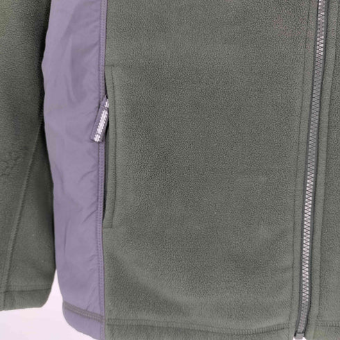 ランズエンド LANDS END 2トーン フリース ジップアップパーカー ジャケット メンズ import:XL
