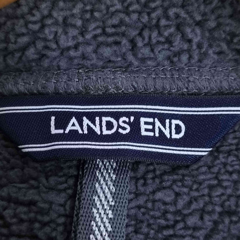 ランズエンド LANDS END 2トーン フリース ジップアップパーカー ジャケット メンズ import:XL