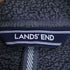 ランズエンド LANDS END 2トーン フリース ジップアップパーカー ジャケット メンズ import:XL