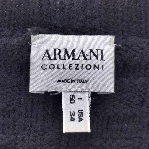 アルマーニコレツィオーニ ARMANI COLLEZIONI 00S ドライバーズニット ダブルジップ Y2K メンズ 34