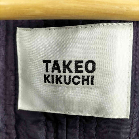 タケオキクチ TAKEO KIKUCHI キルティングライナー付き ボンディング加工 ステンカラーコート メンズ JPN:3