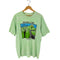 90S 裾袖シングル クルーネックTシャツ メンズ