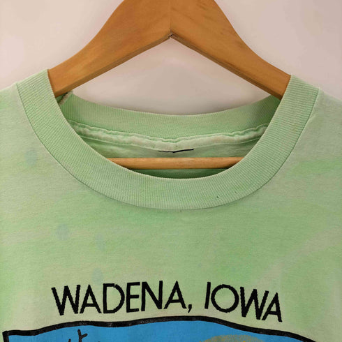 90S 裾袖シングル クルーネックTシャツ メンズ