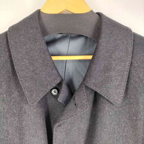 キンロックバイキンロックアンダーソン KINLOCH ANDERSON Ermenegildo Zegna カシミヤ100% 比翼 ステンカラーコート メンズ import:S
