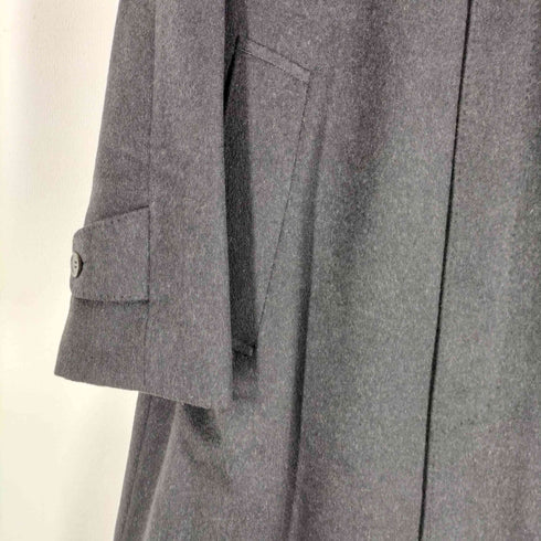 キンロックバイキンロックアンダーソン KINLOCH ANDERSON Ermenegildo Zegna カシミヤ100% 比翼 ステンカラーコート メンズ import:S
