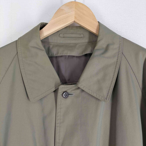 イヴサンローラン Yves Saint Laurent diffusion hommes OLD 日本製 ライナー付き 比翼ステンカラーコート 玉虫色 ラグランスリーブ メンズ import:S
