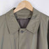 イヴサンローラン Yves Saint Laurent diffusion hommes OLD 日本製 ライナー付き 比翼ステンカラーコート 玉虫色 ラグランスリーブ メンズ import:S