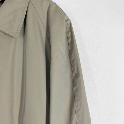 イヴサンローラン Yves Saint Laurent diffusion hommes OLD 日本製 ライナー付き 比翼ステンカラーコート 玉虫色 ラグランスリーブ メンズ import:S
