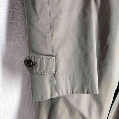 イヴサンローラン Yves Saint Laurent diffusion hommes OLD 日本製 ライナー付き 比翼ステンカラーコート 玉虫色 ラグランスリーブ メンズ import:S