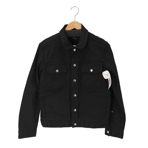 ピーエスポールスミス PS Paul Smith 2nd Type ブラックデニムジャケット メンズ import:M