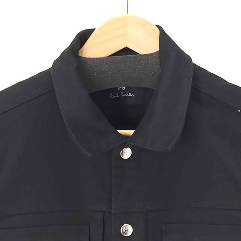 ピーエスポールスミス PS Paul Smith 2nd Type ブラックデニムジャケット メンズ import:M