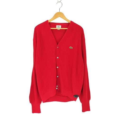 アイゾッドラコステ IZOD LACOSTE 90S アクリルカーディガン メンズ JPN:L