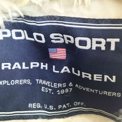ポロスポーツラルフローレン POLO SPORT RALPH LAUREN フード付き ファー 中綿ジャケット マウンテンジャケット メンズ import:XL