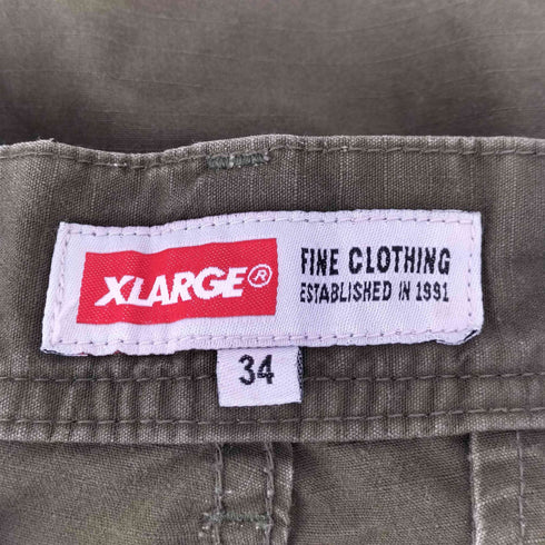 エクストララージ XLARGE ジッパーフライ カーゴパンツ メンズ 34