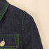 ボッテガヴェネタ BOTTEGA VENETA グリーンステッチデニムジャケット レディース JPN:34