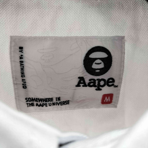 アベイシングエイプ A BATHING APE カモ柄切替 S/S シャツ メンズ JPN:M