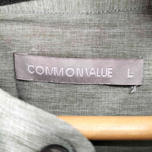 COMMONVALUE L/S バンドカラーシャツ メンズ import:L