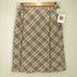 バーバリーブルーレーベル BURBERRY BLUE LABEL ノバチェック柄膝上スカート レディース 36