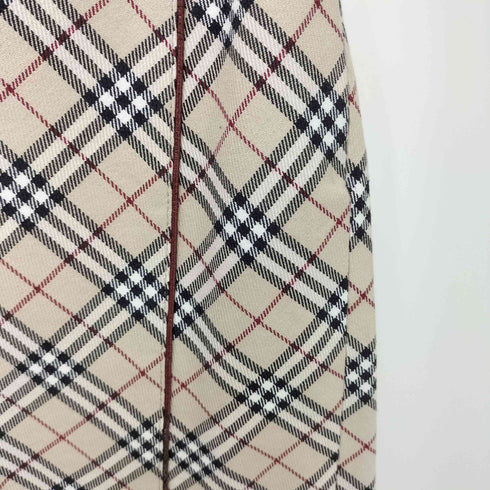 バーバリーブルーレーベル BURBERRY BLUE LABEL ノバチェック柄膝上スカート レディース 36