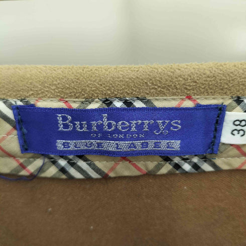バーバリーズ BURBERRYS フェイクスエードスカート レディース 38