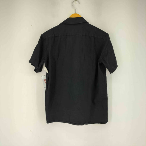 ヌーングーンズ NOON GOONS ロゴ刺繍 S/S 開襟シャツ ボックスシルエット メンズ JPN:XS