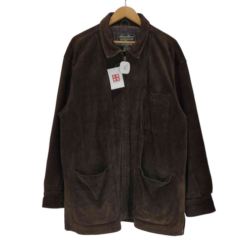 エディーバウアー Eddie Bauer 00s スウェードレザージャケット メンズ import:M