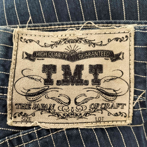 ティーエムティー TMT ヒッコリーペインターパンツ メンズ S