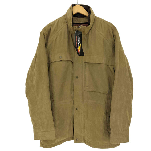 Clothing キルティングライナー付き オーバーサイズ フェイクスエード ジャケット レディース LL