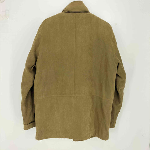 Clothing キルティングライナー付き オーバーサイズ フェイクスエード ジャケット レディース LL