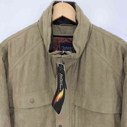 Clothing キルティングライナー付き オーバーサイズ フェイクスエード ジャケット レディース LL