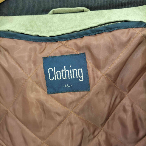 Clothing キルティングライナー付き オーバーサイズ フェイクスエード ジャケット レディース LL
