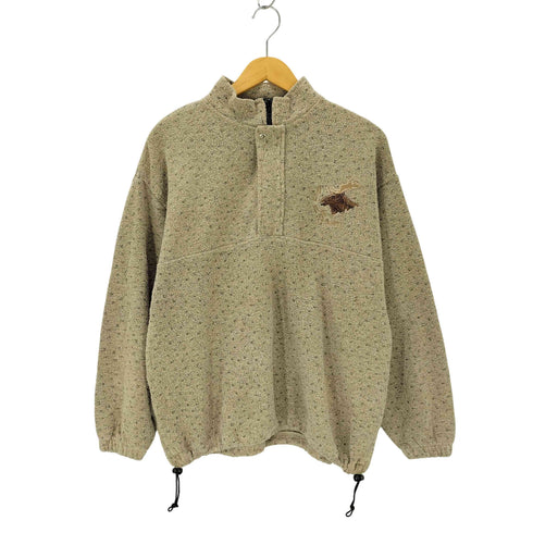 ハーフジッププルオーバー 裾ドローコード メンズ JPN:XL