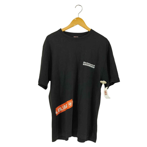 ザブラックアイパッチ THE BLACK EYE PATCH fragile print tee s/s 取扱注意Tシャツ メンズ JPN:L