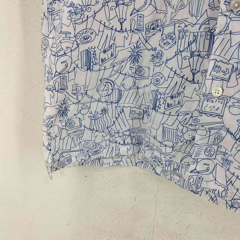 ピーエスポールスミス PS Paul Smith 総柄S/Sシャツ メンズ JPN:S
