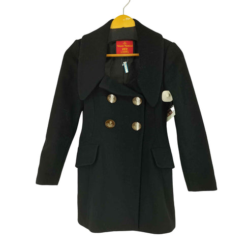 ヴィヴィアンウエストウッドレッドレーベル Vivienne Westwood RED LABEL ウールPコート レディース JPN:1