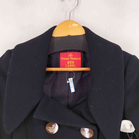 ヴィヴィアンウエストウッドレッドレーベル Vivienne Westwood RED LABEL ウールPコート レディース JPN:1