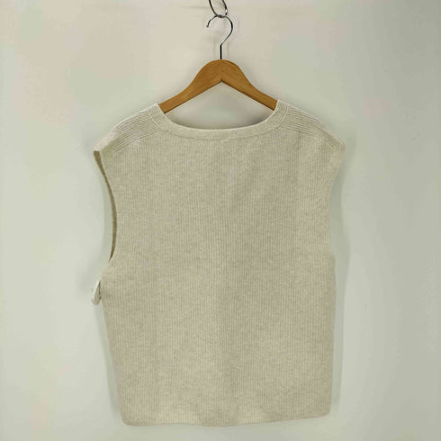 ユニクロ UNIQLO 3DスフレヤーンVネックベスト レディース JPN:L